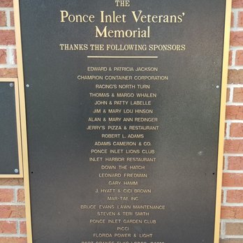Ponce Inlet Veterans Memorial - Parks Near Me - Ponce Inlet, Florida