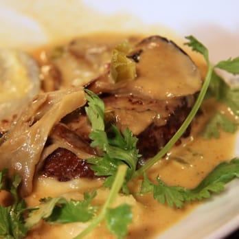 Chilam Balam - Chorizo meatloaf, especial sauce, pickled jalapenos, mashed potatoes, grilled mushrooms - Mexican Near Me - Chicago, Illinois Chilam Balam - Chorizo meatloaf, especial sauce, pickled jalapenos, mashed potatoes, grilled mushrooms - Mexican Near Me - Chicago, Illinois