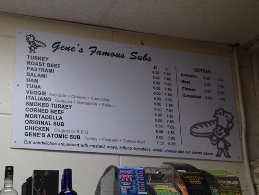 Menu photo 4 Gene's Liquor San Francisco, CA Menu photo 4 Gene's Liquor San Francisco, CA