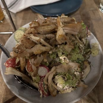 The Brewer's Fork - Flatbread Salad with Chicken - Pizza Near Me - Boston, Massachusetts