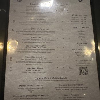 Antimony Brewing - Drink menu - Bars Near Me - Lenox, Massachusetts