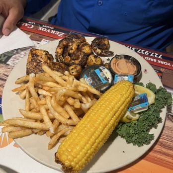 The Thirsty Marlin - Blacked seafood platter - New American Near Me - Palm Harbor, Florida The Thirsty Marlin - Blacked seafood platter - New American Near Me - Palm Harbor, Florida