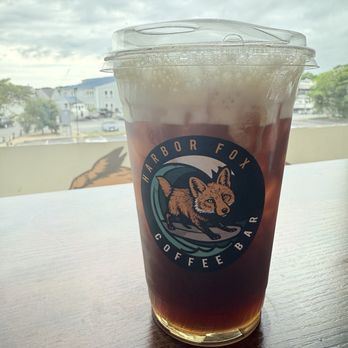 Harbor Fox Coffee Bar - Special: salted caramel cold foam with cold brew - Coffee & Tea Near Me - West Dennis, Massachusetts