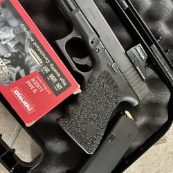 NAG Industries - Glock 19 Custom Stipple with Holosun 507c Solar Green Dot Optic