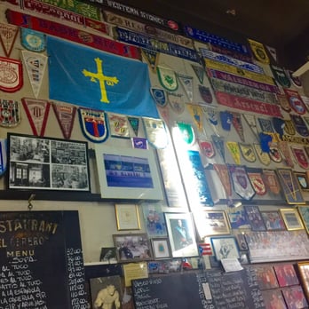 El Obrero - Inside decked out with soccer paraphernalia - Diners Near Me - Buenos Aires, C
