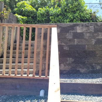Junniors Construction - paver stairs and rock infill - Masonry/Concrete Near Me Junniors Construction - paver stairs and rock infill - Masonry/Concrete Near Me