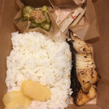 The Rice - Grilled Saikyo miso black cod bento - Japanese Near Me - Foothill Ranch, California The Rice - Grilled Saikyo miso black cod bento - Japanese Near Me - Foothill Ranch, California
