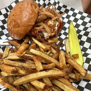 189 Burger - Spicy blue bbq burger - New American Near Me - East Aurora, New York 189 Burger - Spicy blue bbq burger - New American Near Me - East Aurora, New York