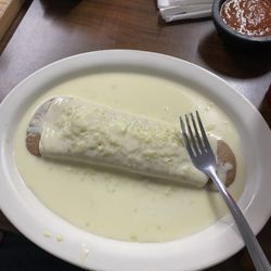 Manantial Restaurant - "burrito with cheese"