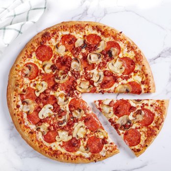 Ginos Pizza - pepperoni, mushrooms, and cheese - Pizza Near Me - Waterloo, Ontario Ginos Pizza - pepperoni, mushrooms, and cheese - Pizza Near Me - Waterloo, Ontario