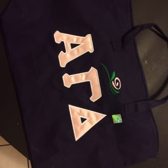 Show Your Spirit - STUNNING tote. They even placed Alpha Gam's signature rose on it! - Screen Printing/T-Shirt Printing Near Me - Anaheim, California Show Your Spirit - STUNNING tote. They even placed Alpha Gam's signature rose on it! - Screen Printing/T-Shirt Printing Near Me - Anaheim, California