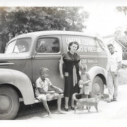 Uneeda Cleaners drycleaning and restoration - owned and operated by the Porche family since 1946