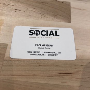 Social Deck + Dining - Chef of the establishment. Great at pastries. - Venues & Event Spaces Near Me - Oklahoma City, Oklahoma Social Deck + Dining - Chef of the establishment. Great at pastries. - Venues & Event Spaces Near Me - Oklahoma City, Oklahoma
