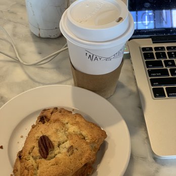 Way Station Brew - Pear pecan scone + latte! - Cafes Near Me - Berkeley, California Way Station Brew - Pear pecan scone + latte! - Cafes Near Me - Berkeley, California