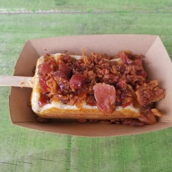Holy City Waffles - Bourbon Maple Bacon - Food Trucks Near Me Holy City Waffles - Bourbon Maple Bacon - Food Trucks Near Me
