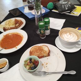 Spilling Bee, Palmetto Grilled Cheese, and Tomato Basil Soup. Delicious! Spilling Bee, Palmetto Grilled Cheese, and Tomato Basil Soup. Delicious!