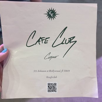 Cafe Club - Sandwiches Near Me - Hollywood, Florida