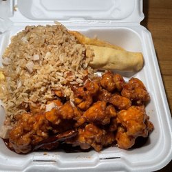 China Wok - General Tso's Dinner Combo with Chicken Fried Rice