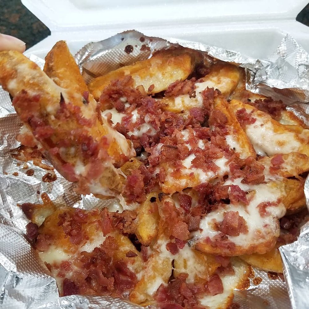El Monte Pizza Co - Bacon and cheese potato wedges - Pizza Near Me - El Monte, California El Monte Pizza Co - Bacon and cheese potato wedges - Pizza Near Me - El Monte, California