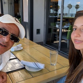 BLK Earth Sea Spirits - Me and my daughter at blk restaurant Huntington Beach. - Seafood Near Me - Huntington Beach, California BLK Earth Sea Spirits - Me and my daughter at blk restaurant Huntington Beach. - Seafood Near Me - Huntington Beach, California