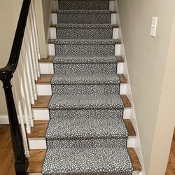 Norman Carpet One Floor & Home - Stark carpet runner installed by Earl and the Norman Carpet team.