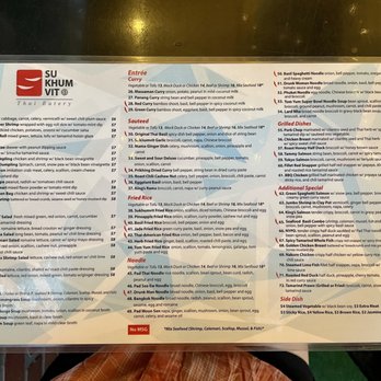 Sukhumvit 51 - Menu - Thai Near Me - New York, New York Sukhumvit 51 - Menu - Thai Near Me - New York, New York