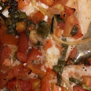 The Fish House - Matecumbe Style with tomatoes, onions , capers, in a citrus sauce, delicious! - Seafood Near Me - Key Largo, Florida The Fish House - Matecumbe Style with tomatoes, onions , capers, in a citrus sauce, delicious! - Seafood Near Me - Key Largo, Florida