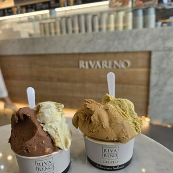 Rivareno - We each ordered 3 scoops. I tried Cheesecake, Café, and Pistachio, while my wife chose Rum Raisin, Origa, and Sweet Alabama. Every flavor we - Gelato Near Me - Coral Gables, Florida Rivareno - We each ordered 3 scoops. I tried Cheesecake, Café, and Pistachio, while my wife chose Rum Raisin, Origa, and Sweet Alabama. Every flavor we - Gelato Near Me - Coral Gables, Florida