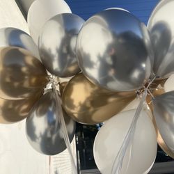 Vine American Party Store - $20 per dozen regular balloons; $22 per dozen chrome/metallic balloons