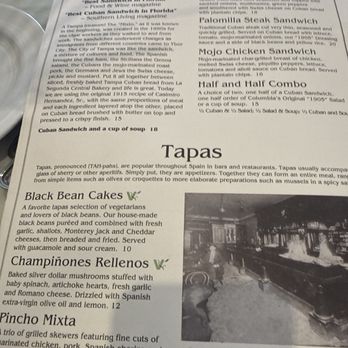 Columbia Restaurant - Menu - Spanish Near Me - Sarasota, Florida Columbia Restaurant - Menu - Spanish Near Me - Sarasota, Florida