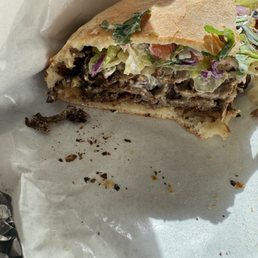 Beef shawarma in bread Beef shawarma in bread