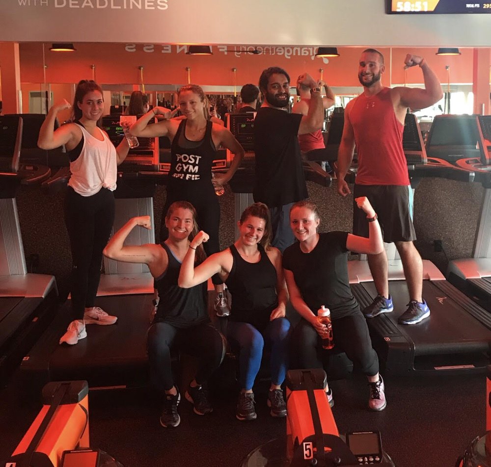 Social spots from Orangetheory Fitness Newark
