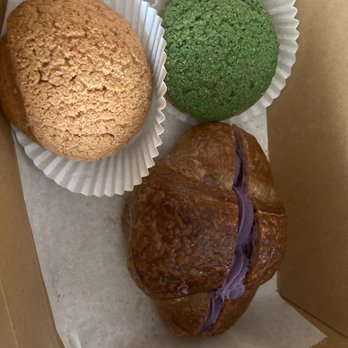 CA Bakehouse - Kaya Choux, ube choux, Ube and Taro croissant - Bakeries Near Me - San Jose, California