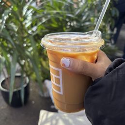 Iced vanilla coffee Iced vanilla coffee