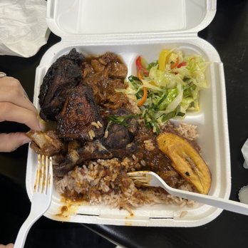 Hines Caribbean Cuisine - Jerk chicken, oxtail, rice and peas, cabbage, plantain - Caribbean Near Me - Tampa, Florida Hines Caribbean Cuisine - Jerk chicken, oxtail, rice and peas, cabbage, plantain - Caribbean Near Me - Tampa, Florida