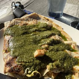 Chicken Pesto Crepe, soOoo good you guys! Chicken Pesto Crepe, soOoo good you guys!