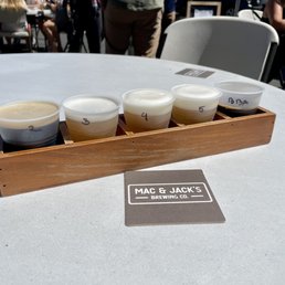 Beer flight. Beer flight.