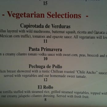 Alegria - Vegetarian Menu Fail - Pechuga De Pollo?! - Spanish Near Me - Long Beach, California