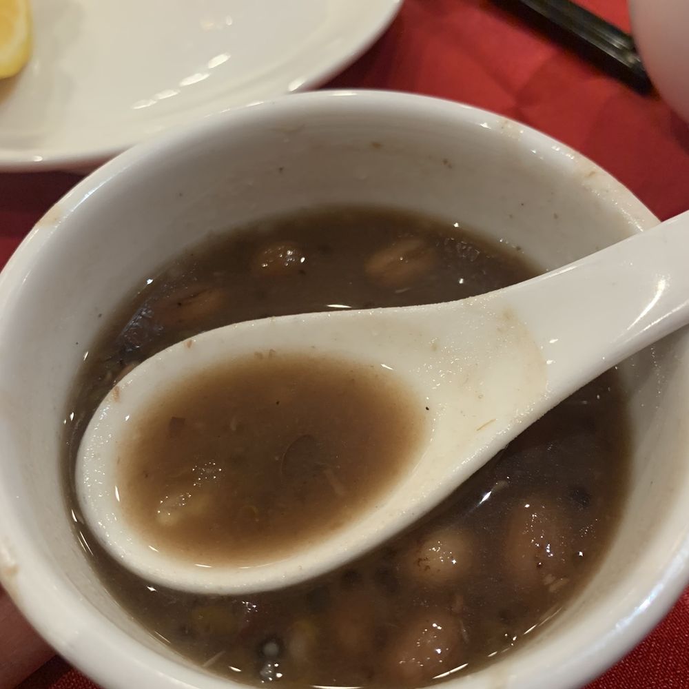 Golden Bay Restaurant - Complimentary red bean dessert soup - Chinese Near Me - Brooklyn, New York Golden Bay Restaurant - Complimentary red bean dessert soup - Chinese Near Me - Brooklyn, New York