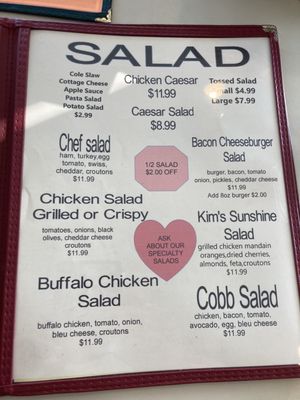Menu photo 4 Jk's Whisper Cafe Buckley, MI