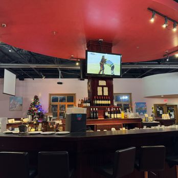 Dutch Anchor Restaurant - Bar counter and TV~ - Greek Near Me - New Westminster, British Columbia Dutch Anchor Restaurant - Bar counter and TV~ - Greek Near Me - New Westminster, British Columbia