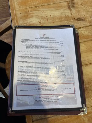 Menu photo 6 Boatyard Bar & Grill Annapolis, MD