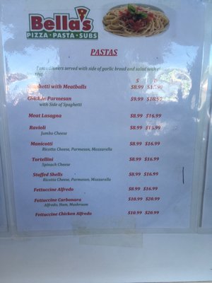 Menu photo 2 Bella's Pizza Riverside, CA