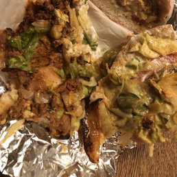 Al pastor torta almost no meat.