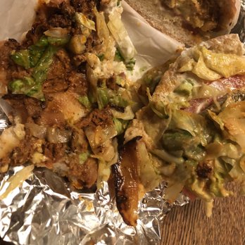 Papi's Grill - Al pastor torta almost no meat. - Mexican Near Me - Brooklyn, New York