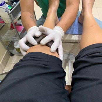 AZ Diamond Nails - And a hot rock massage bruhhh I'm in heaven - Nail Salons Near Me - Mesa, Arizona