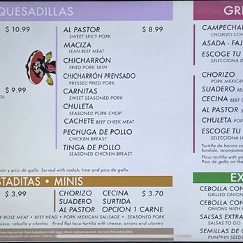 La Salsa Verde Taqueria - Menu 2 of 2 (02/13/2023) - Mexican Near Me - Dallas, Texas