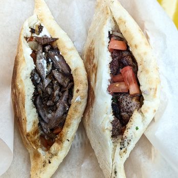 Alforat Restaurant - the inside of a sandwich - Arabic Near Me - North York, Ontario