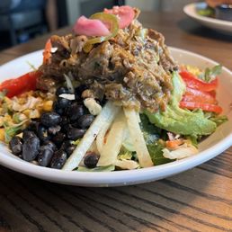 Pork Carnitas Salad Bowl