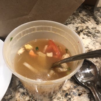 Time Thai Kitchen  - Large Tom Yum - Thai Near Me - Pleasanton, California